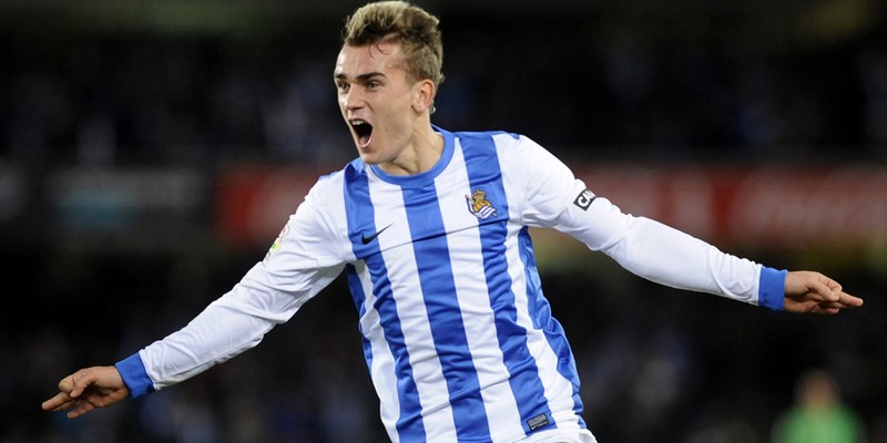 Antoine Griezmann bắt đầu sự nghiệp của mình tại học viện của CLB Sociedad 