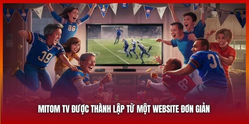 Mitom TV được thành lập từ một website đơn giản